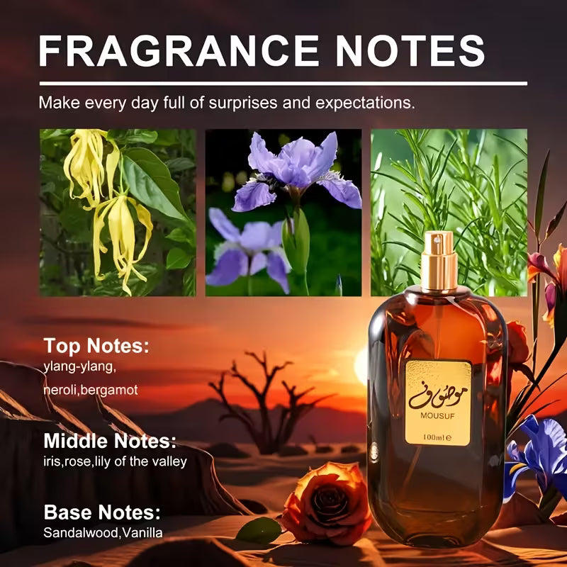 Men’s Eau de Toilette 3.4 oz – Elegant Woody Oriental Fragrance (Inspired)