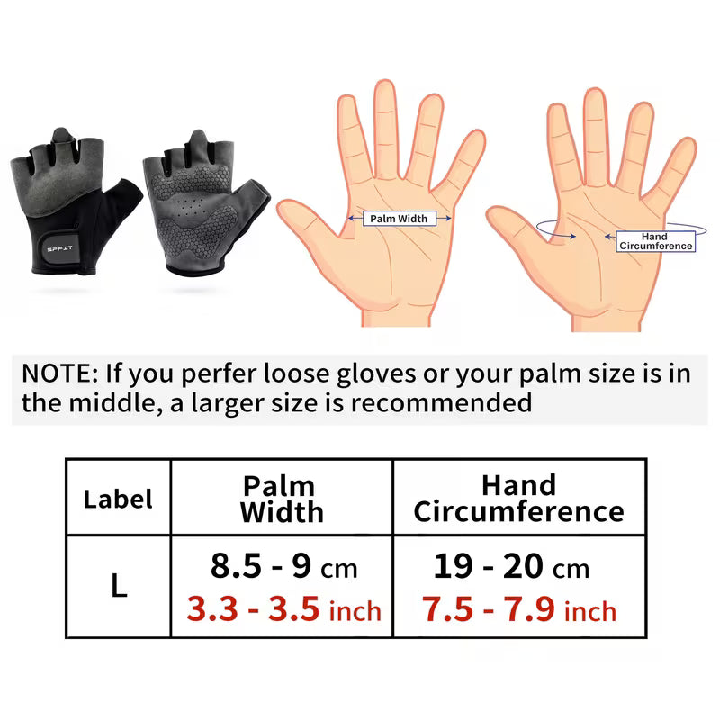 Fingerless Workout Gloves – Breathable Gym & Cycling Grip