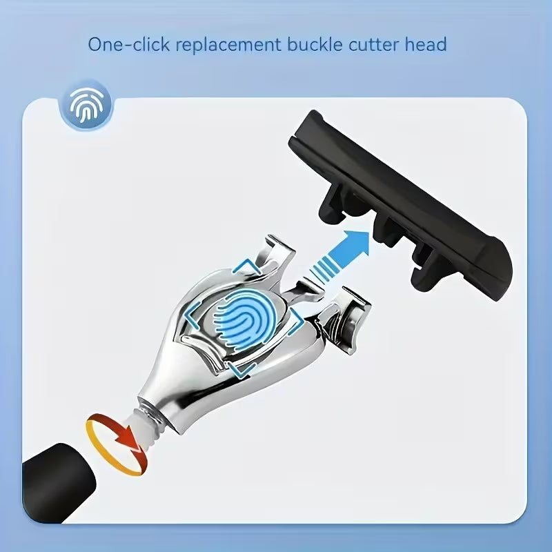 Men’s 6-Blade Razor Set – 2 Handles + 24 Refills