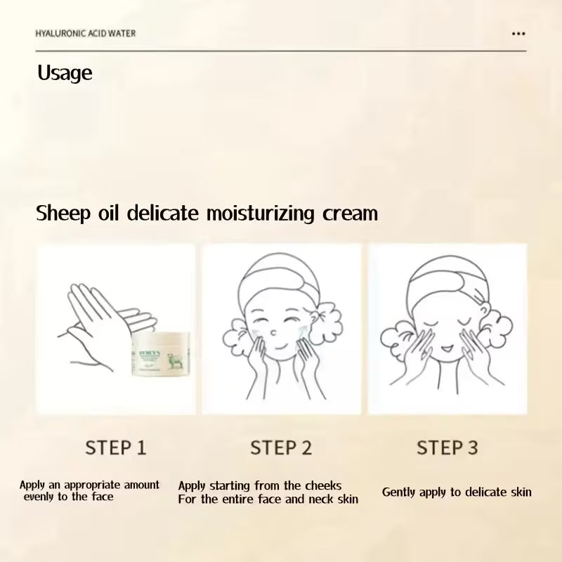 Moisturizing Lanolin Face & Body Cream – Gentle Nourishing Skincare