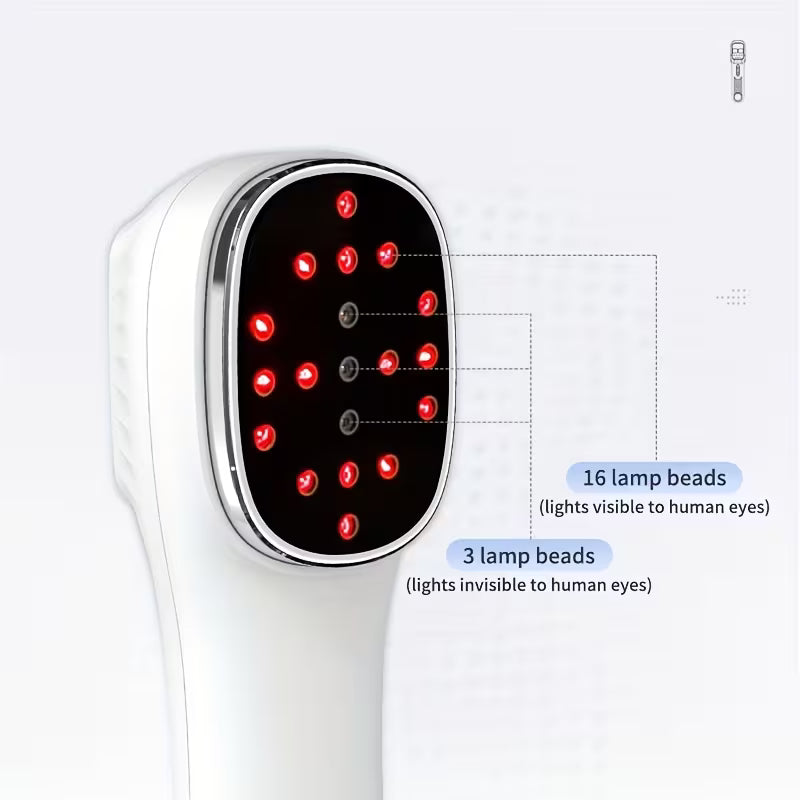 USB Rechargeable Red Light Therapy Device (650nm & 808nm) – Handheld Body, Face & Joint Care Tool
