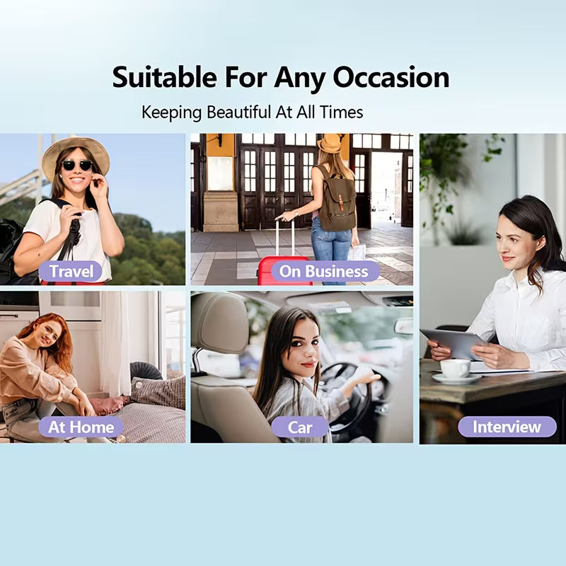 Cordless Hair Straightener Brush – Rapid Heating, Travel-Friendly Styling Tool