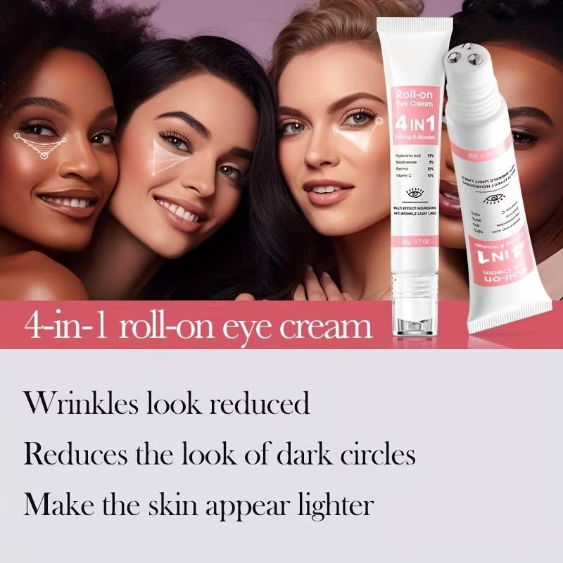 4-in-1 Firming & Nourishing Roll-On Eye Cream – Dark Circles & Brightening