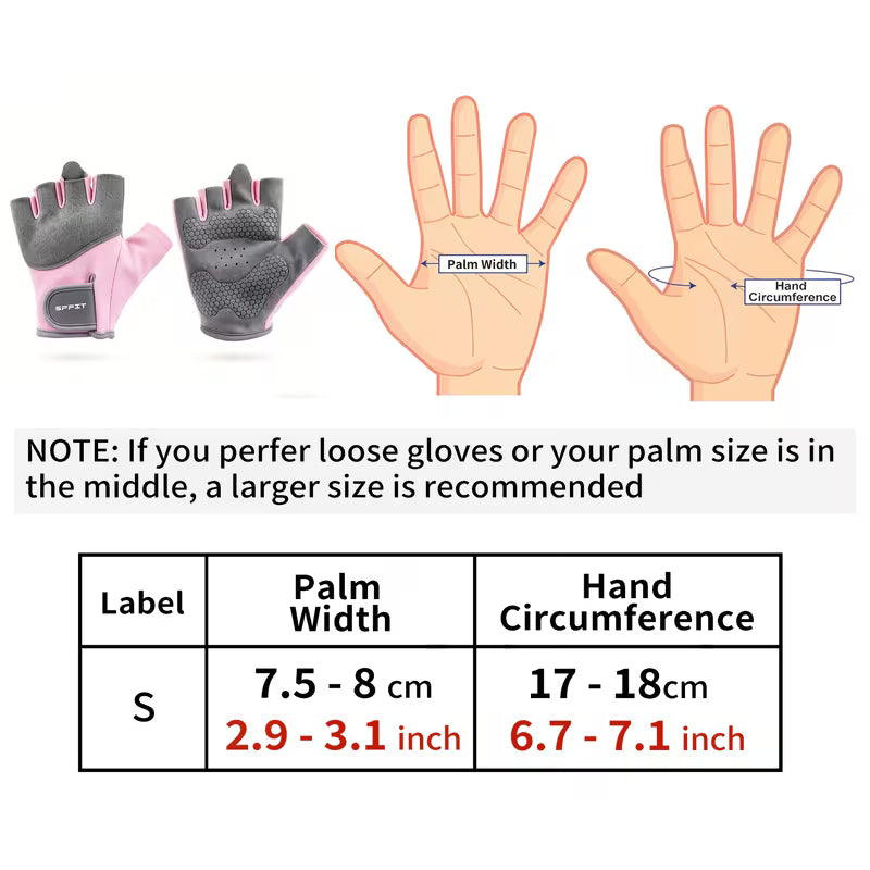 Fingerless Workout Gloves – Breathable Gym & Cycling Grip