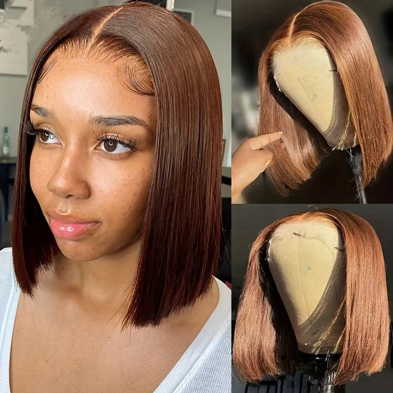Brazilian Human Hair Bob Lace Wig 13x4 – 150% Density