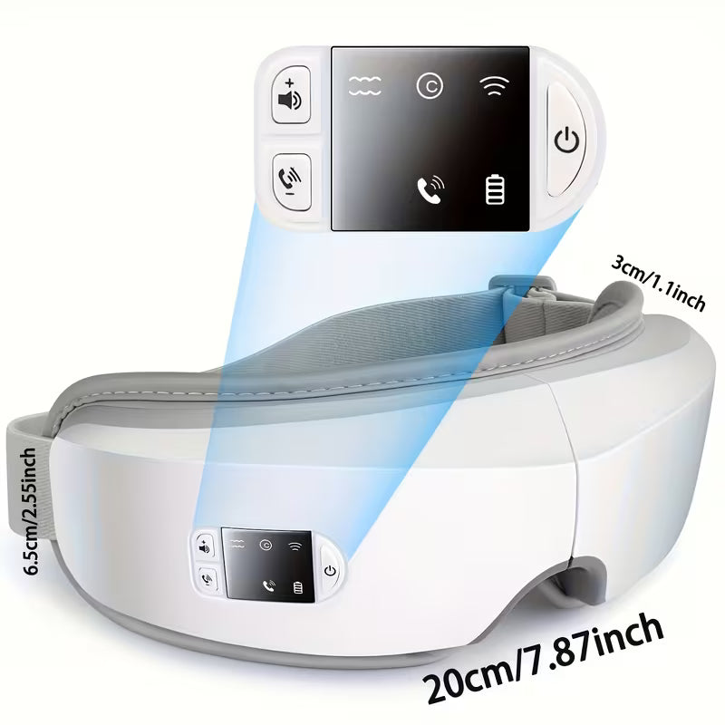 Smart Eye Massager – 5 Modes, Heated & Foldable