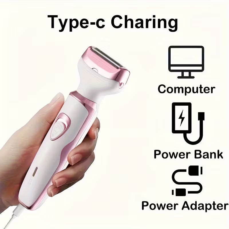 Women’s Electric Razor – Rechargeable All-in-One Shaver