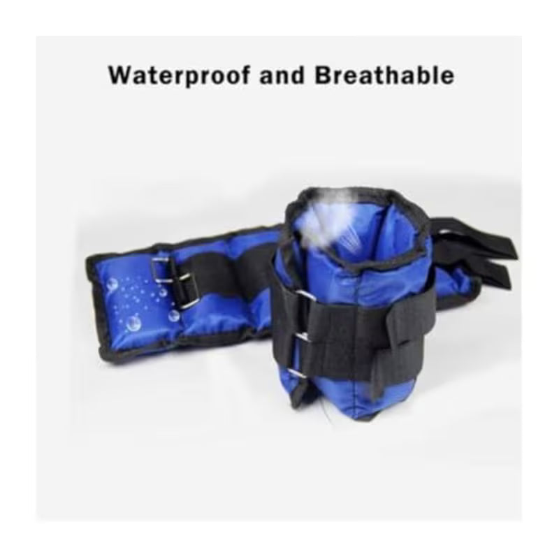 2 Pack Adjustable 0.5kg Ankle & Wrist Weights for Fitness Training
