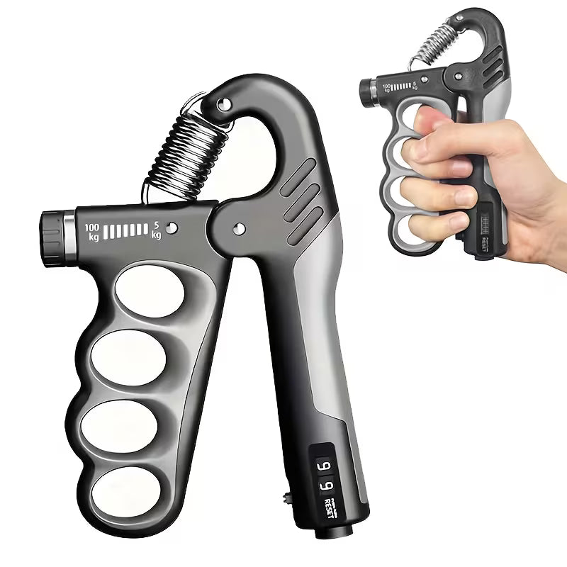 Adjustable Hand Gripper 5–100KG – Grip Strength Trainer with Mechanical Counter