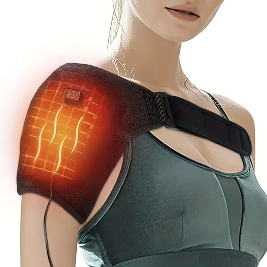 USB Heated Shoulder & Body Brace with Digital Display