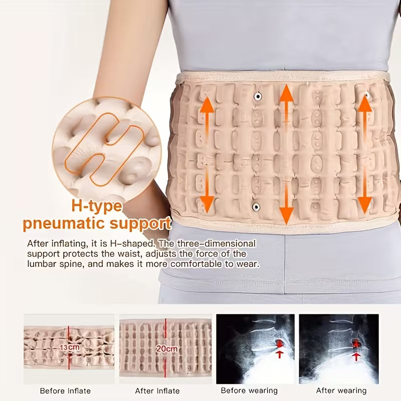 Massage & Decompression Back Belt – Adjustable Fitness Accessory for Workout Support & Therapeutic Relief
