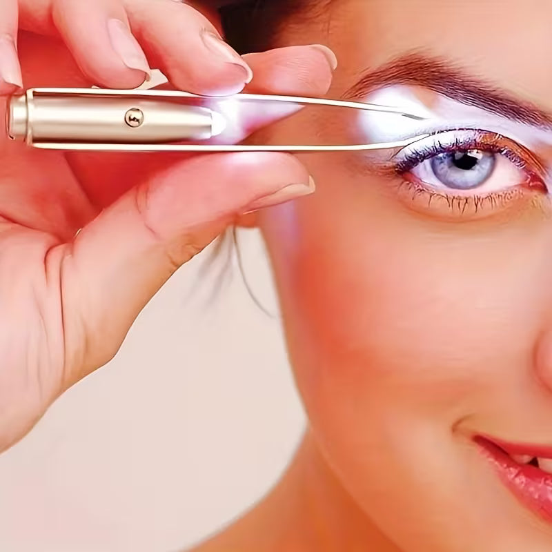 LED Eyebrow Tweezer – Precision Light Hair Removal Tool