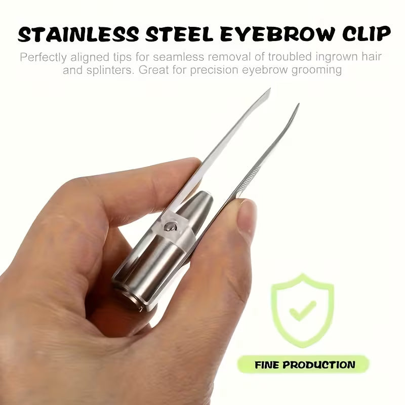 LED Eyebrow Tweezer – Precision Light Hair Removal Tool