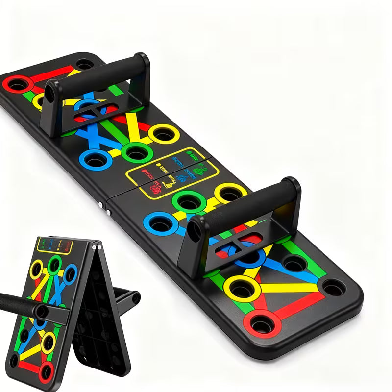 Foldable Push-Up Stands Board – Portable Home Gym Fitness Equipment