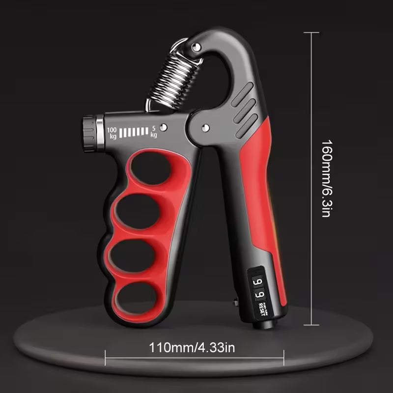 Adjustable Hand Gripper 5–100KG – Grip Strength Trainer with Mechanical Counter