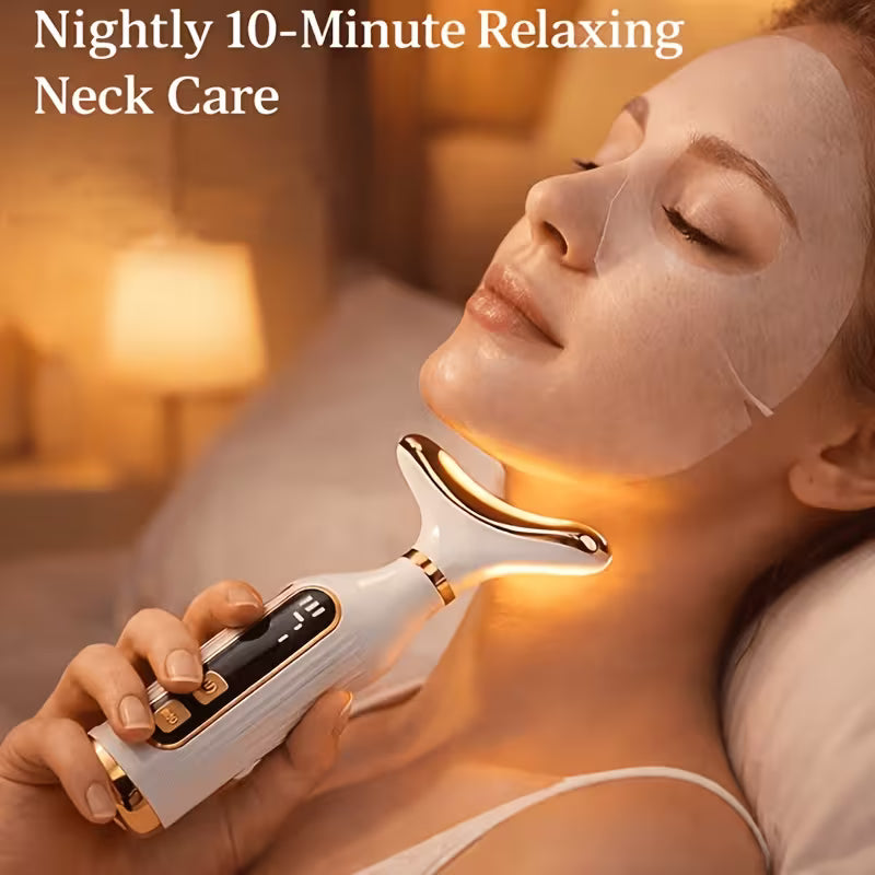 7-Mode Facial & Neck Massager – USB Rechargeable