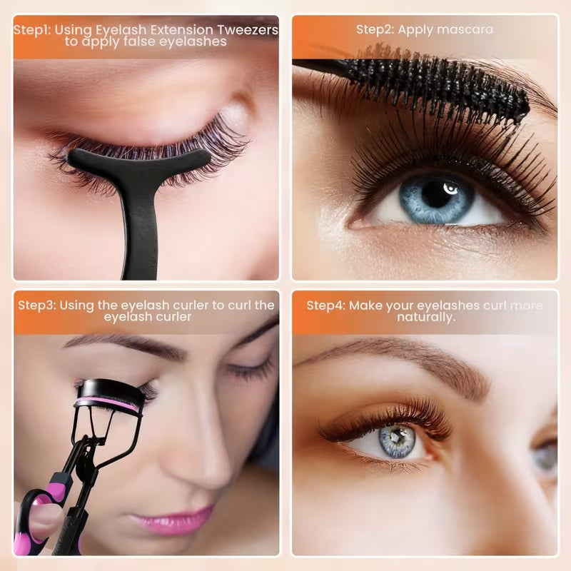 Eyelash Curler & Brow Grooming Set – Complete Lash Kit