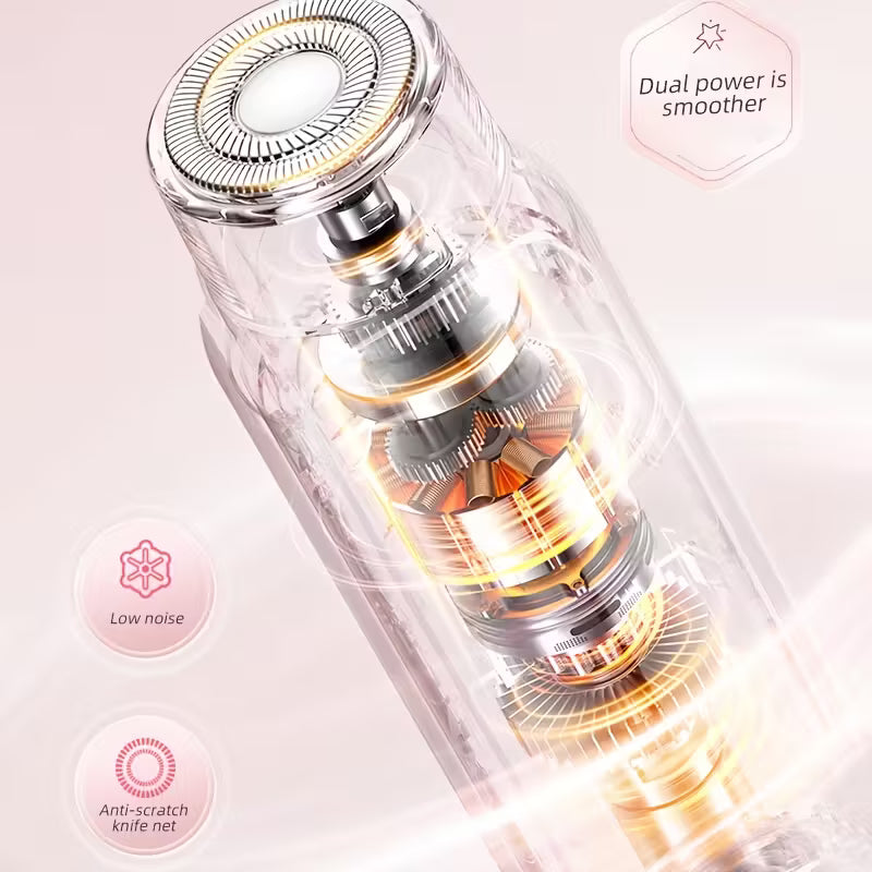 Double-Head Electric Shaver – Wireless USB Bikini & Body Trimmer, Wet & Dry