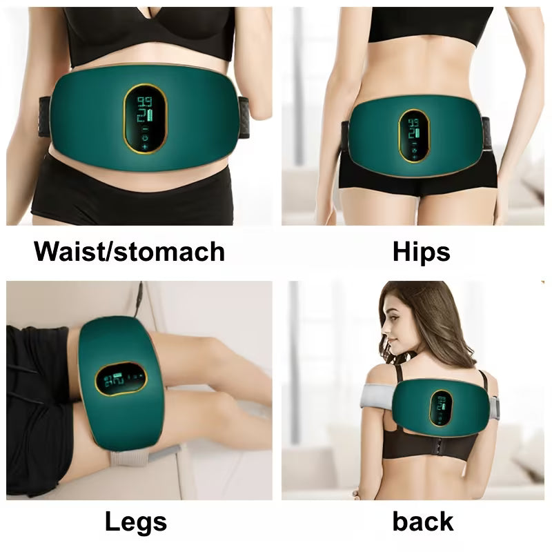 USB Rechargeable Multi-Functional Body Massager – Portable Muscle Relaxation Device for Abdomen, Legs & Full Body