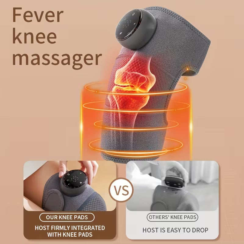 Heated Knee Massager with Mugwort – USB Joint Relief