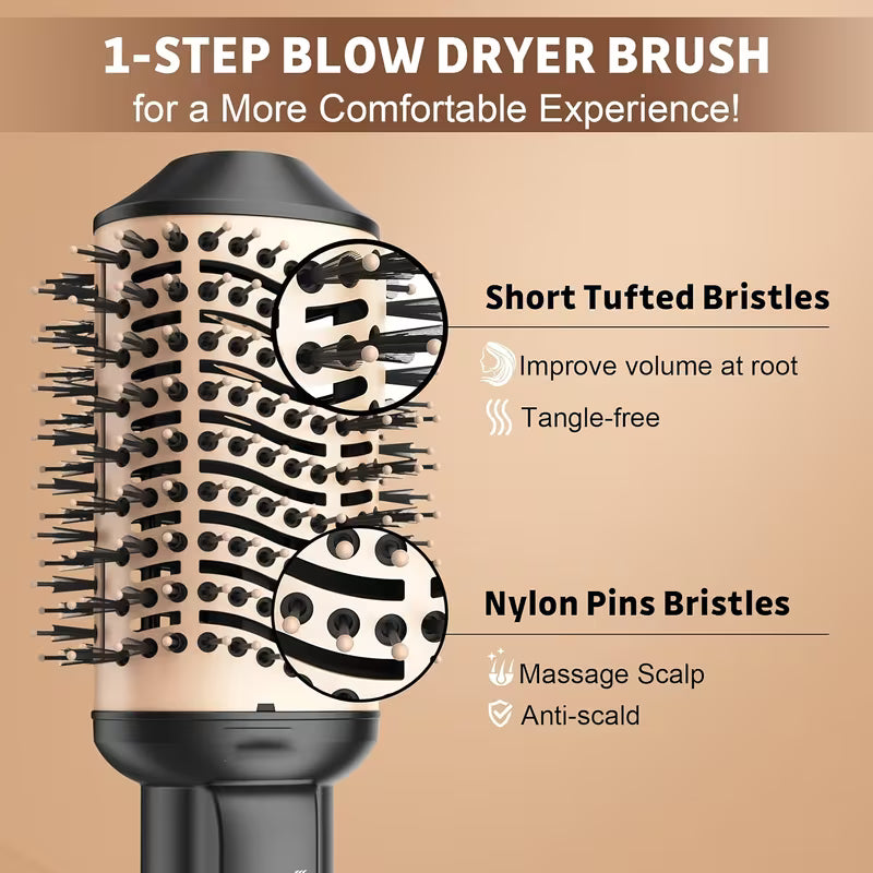 4-in-1 Hair Dryer Brush – Professional Hot Air Volumizer