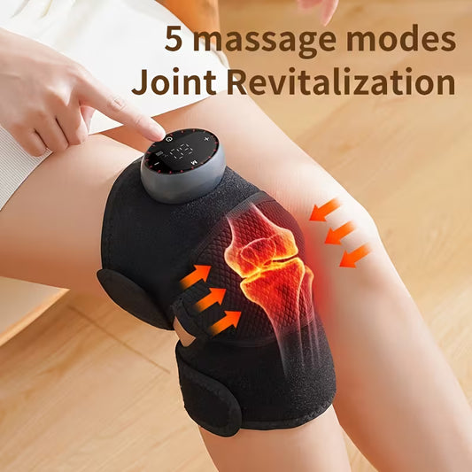 Heated Knee Massager with Mugwort – USB Joint Relief