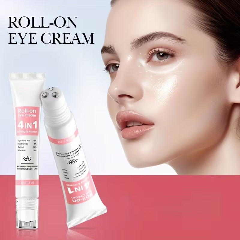 4-in-1 Firming & Nourishing Roll-On Eye Cream – Dark Circles & Brightening