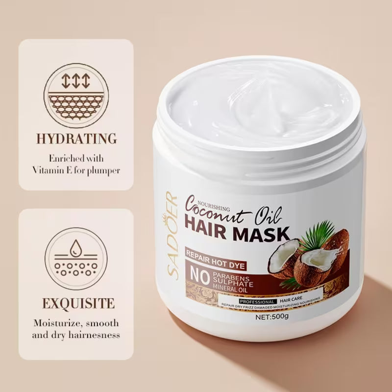 Coconut Deep Repair Hair Mask 500g
