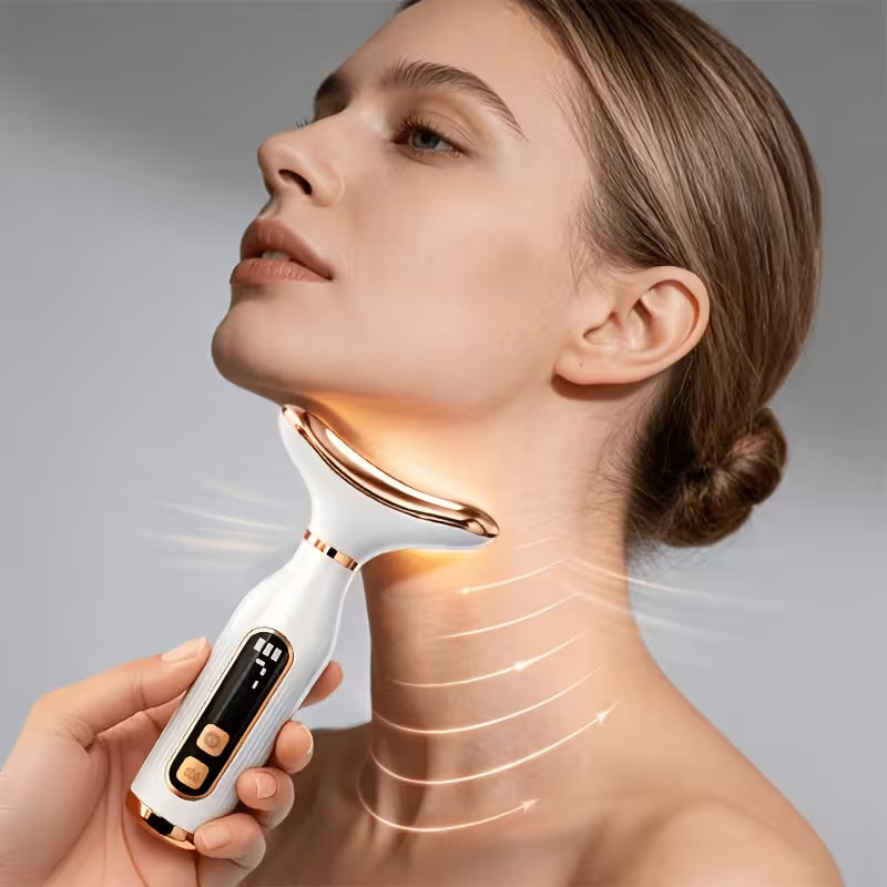 7-Mode Facial & Neck Massager – USB Rechargeable