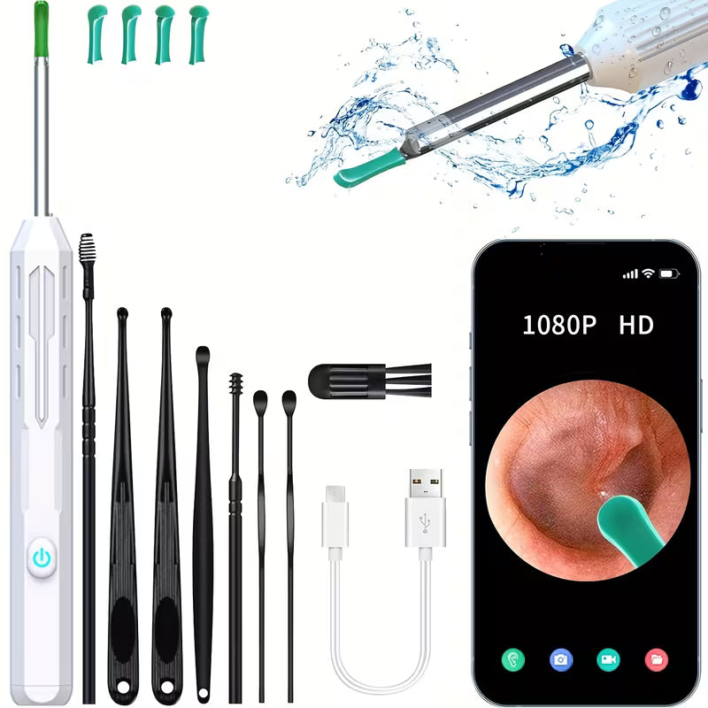 Wireless Earwax Removal Tool Accessories Set – Camera & Light