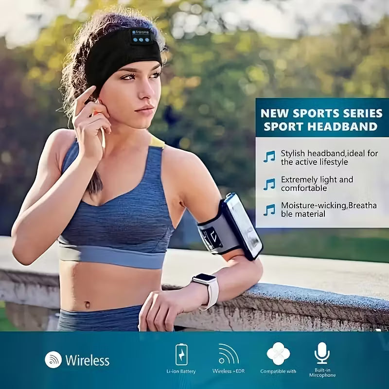 XMSJ Wireless Sleep Headphones Headband