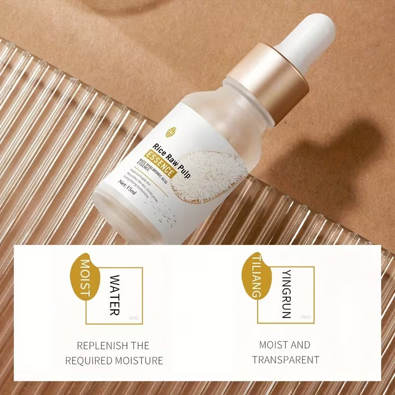 Long-Lasting Hyaluronic Acid & Rice Raw Pulp Serum – Hydrating & Pore Minimizing