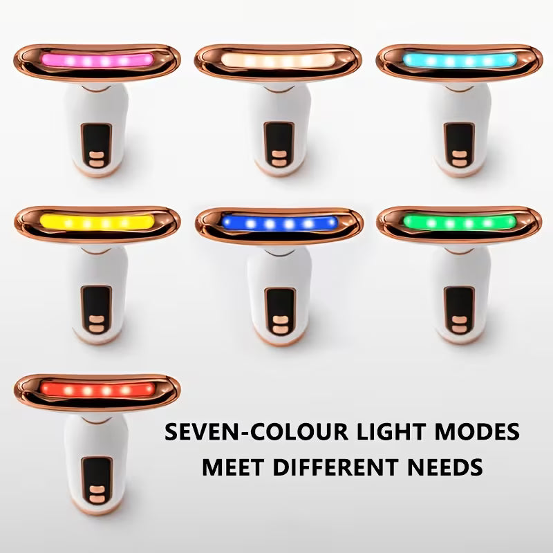 7-Mode Facial & Neck Massager – USB Rechargeable