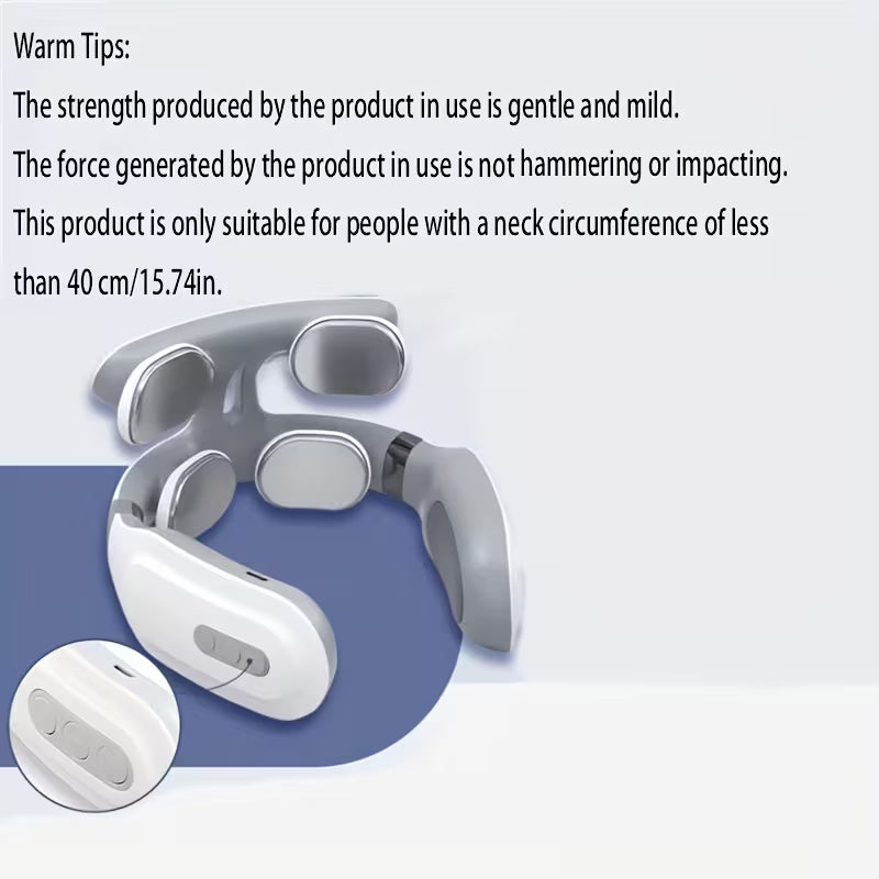 Portable USB-Rechargeable Neck & Shoulder Massager | Deep Relief for Stress & Tension