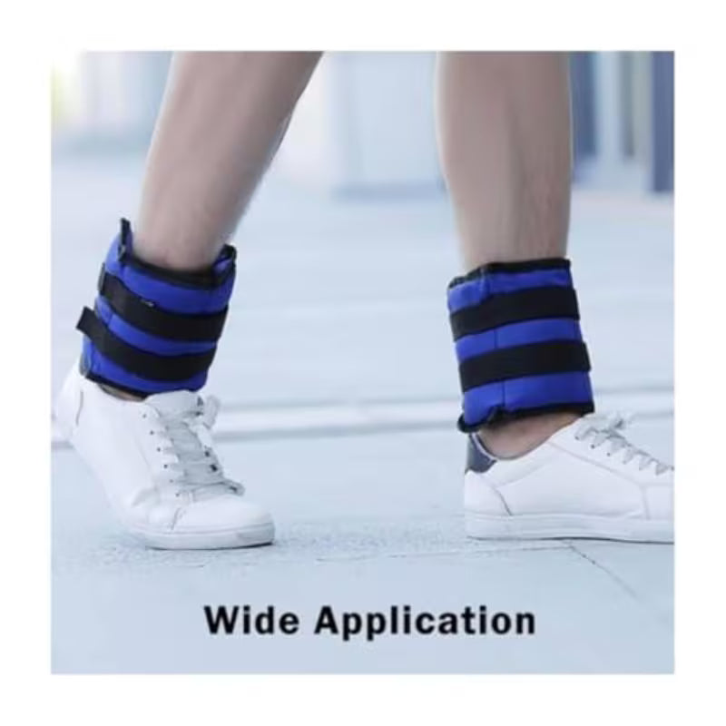 2 Pack Adjustable 0.5kg Ankle & Wrist Weights for Fitness Training