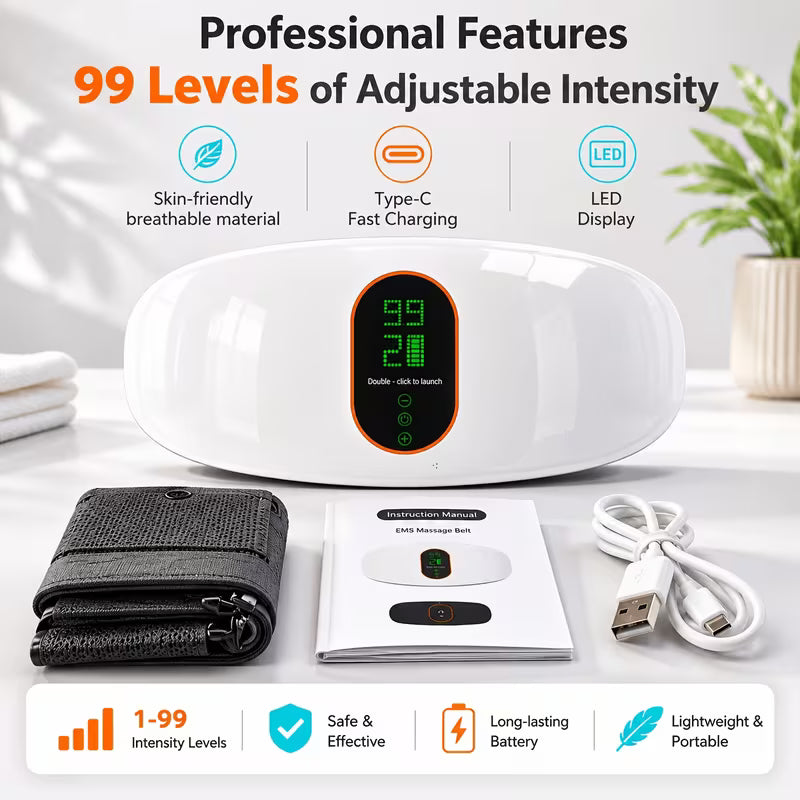 Portable USB Body Massager – Adjustable Full Body Relief