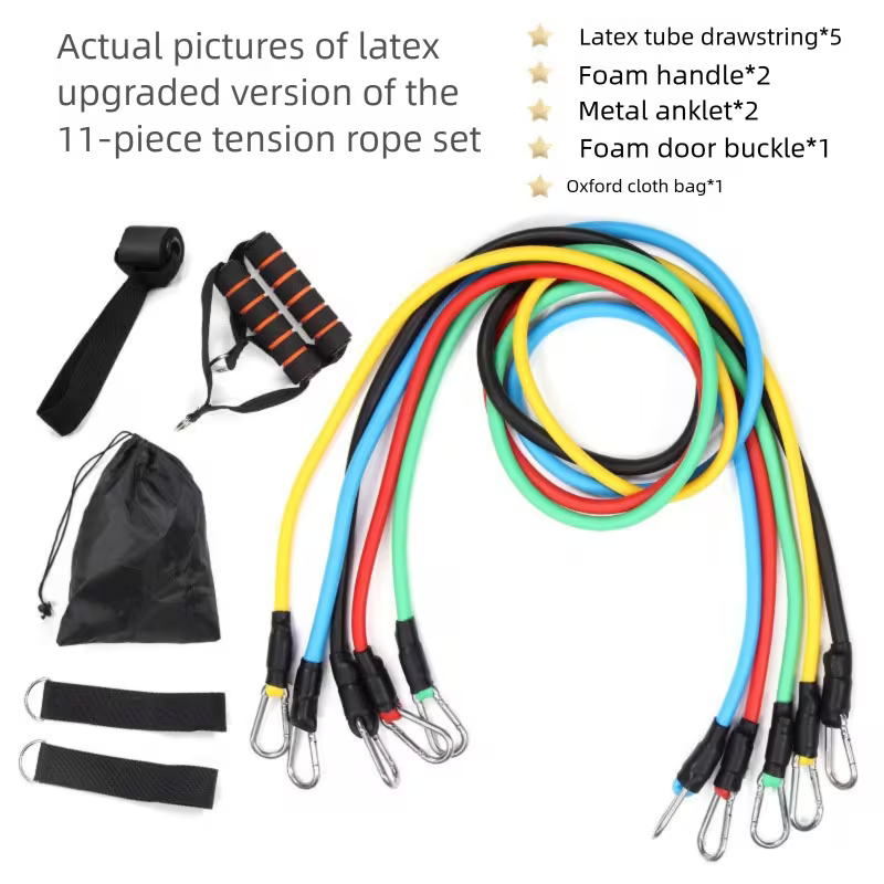 11pcs Resistance Band Set for Home & Gym Workouts