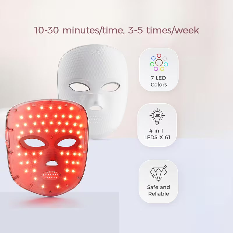 7-Color LED Facial Mask – Skin Firming & Glow Therapy