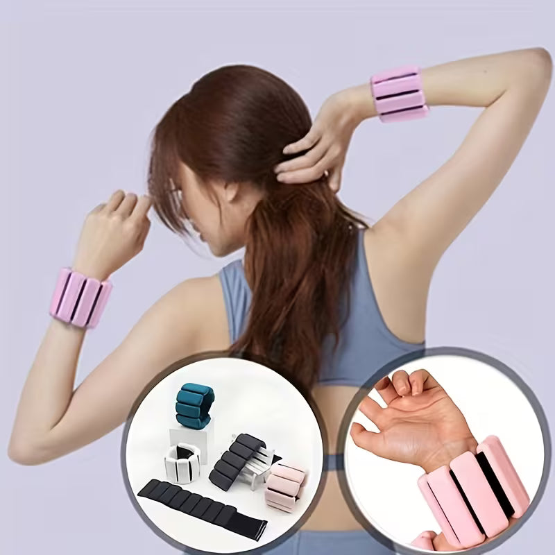 Removable Silicone Weight Bracelet for Swimming, Running & Fitness Training