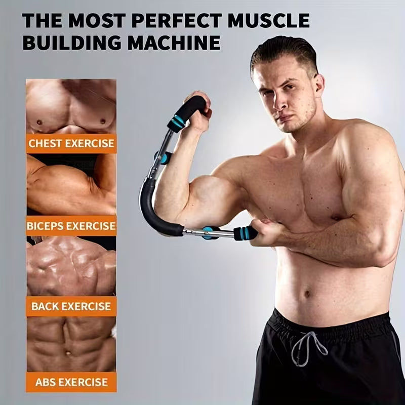Adjustable Multifunctional U-shaped Arm Strength Trainer For Men