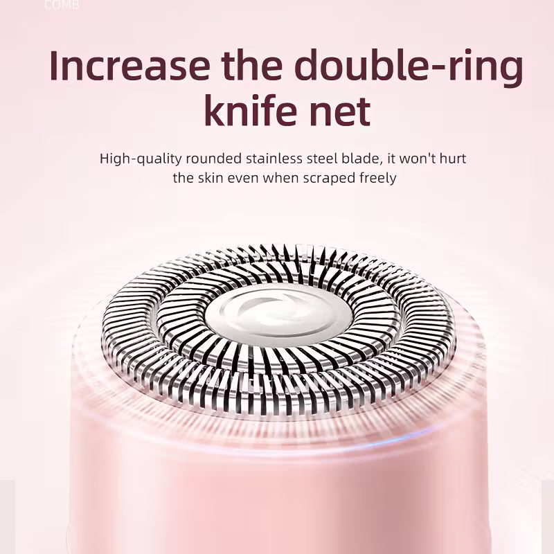 Double-Head Electric Shaver – Wireless USB Bikini & Body Trimmer, Wet & Dry