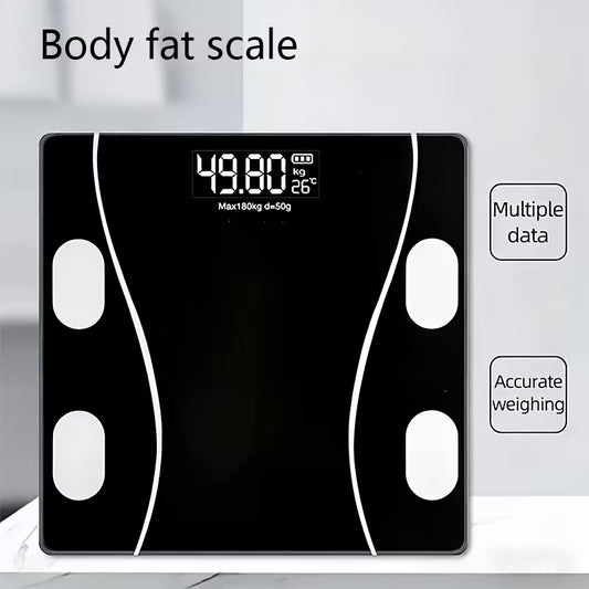 Smart Body Fat Scale – USB Rechargeable Digital BMI & Body Composition Monitor