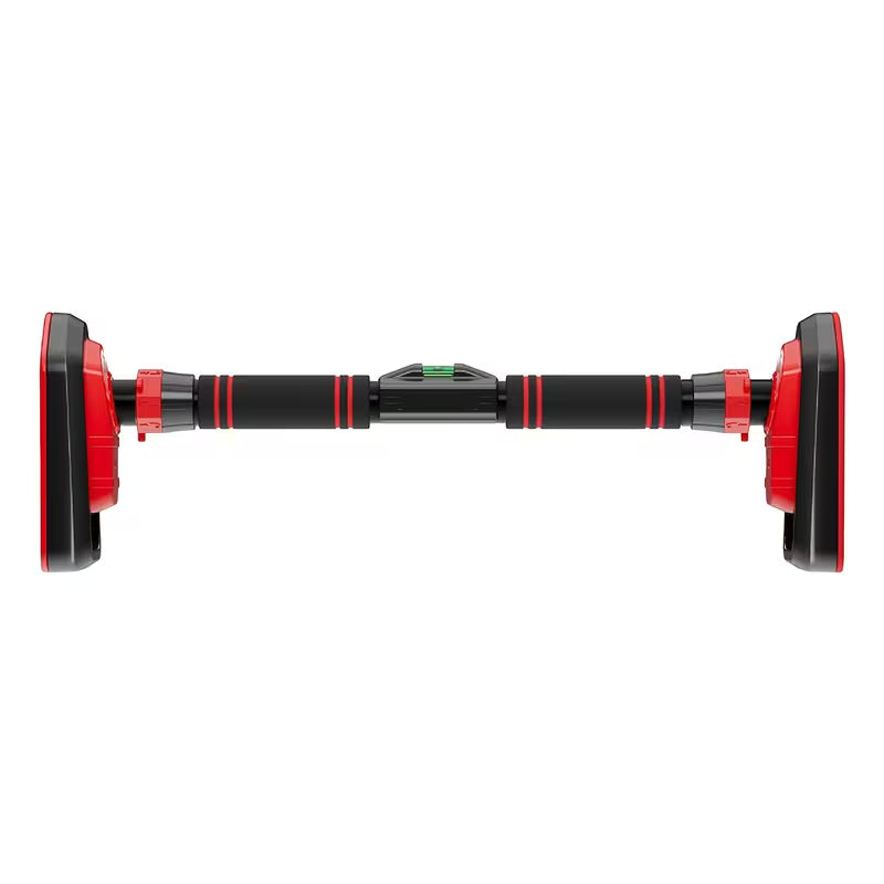 Adjustable No-Drill Door Pull-Up Bar with Level Meter