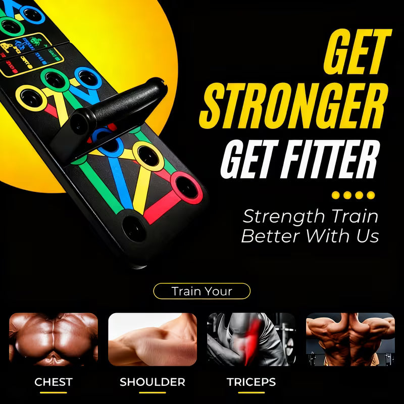 Foldable Push-Up Stands Board – Portable Home Gym Fitness Equipment