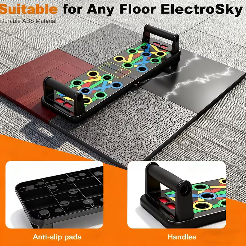 Foldable Push-Up Stands Board – Portable Home Gym Fitness Equipment