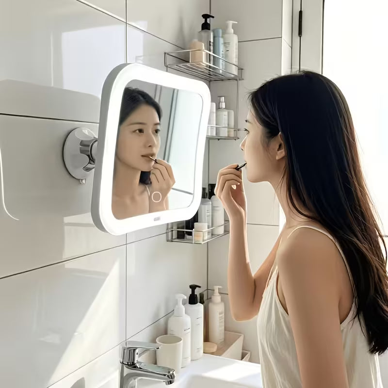 10X LED Suction Cup Vanity Mirror – 2 Light Modes