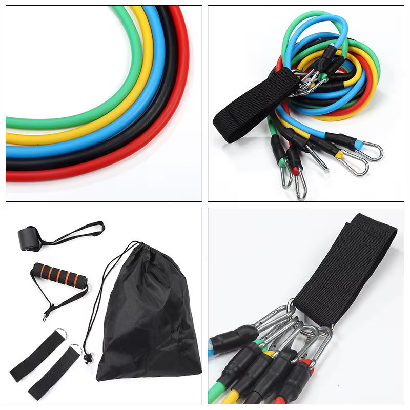 11pcs Resistance Band Set for Home & Gym Workouts