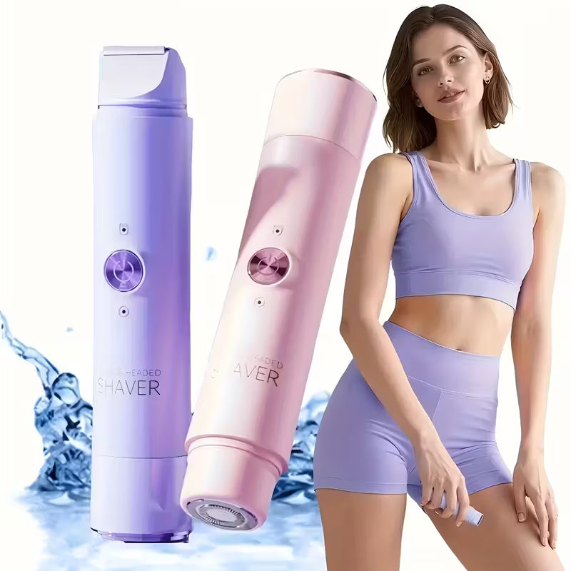Double-Head Electric Shaver – Wireless USB Bikini & Body Trimmer, Wet & Dry