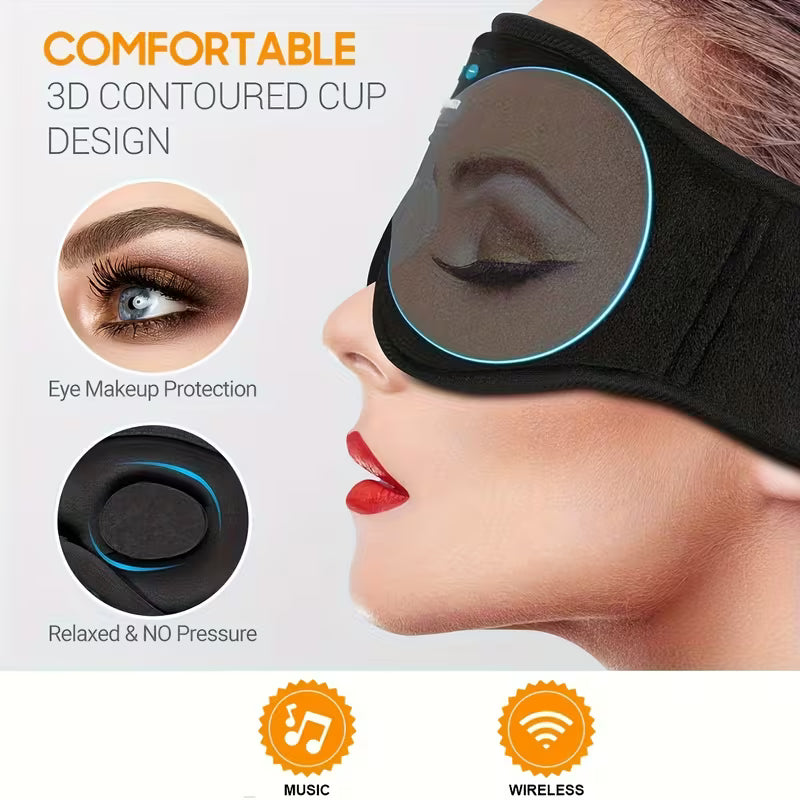 Wireless Sleep Mask with Bluetooth 5.2 Headphones