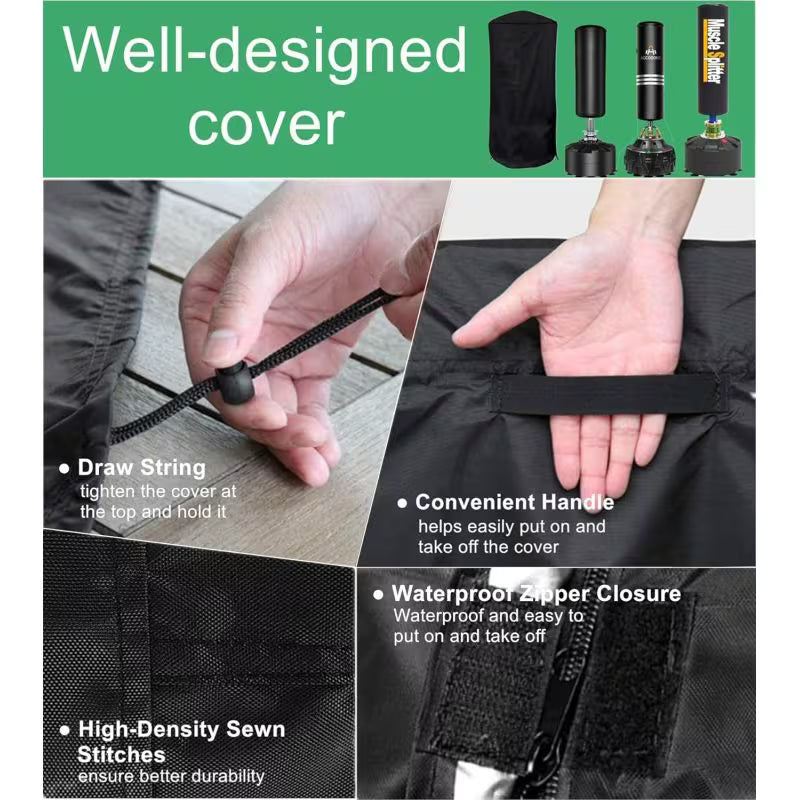 Freestanding Punching Bag Cover – Waterproof Adjustable Heavy-Duty Boxing Bag Protector